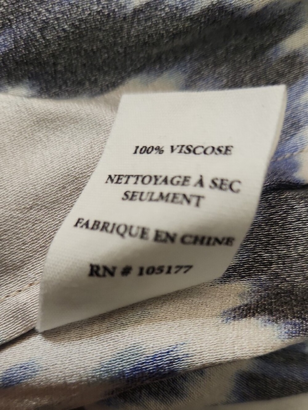 Ulla Johnson Liliana Navy & Cream Ikat-Print Blouse Size 4 Nwt - Picture 14 of 14